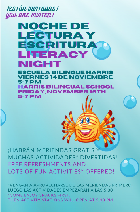 Literacy Night Flier